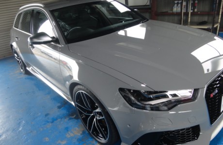 アウディ AUDI RS6 ボディコーティング＆レーダー取り付け