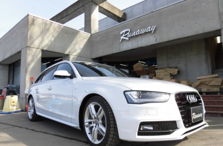 AUDI アウディ A4 AVANT B8.5 ボディコーティング&ブレーキパッド&LED取り付け
