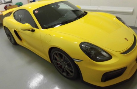 PORSCHE ポルシェ ９８１ ケイマン GT4 レーダー探知機&バックカメラ装着！！