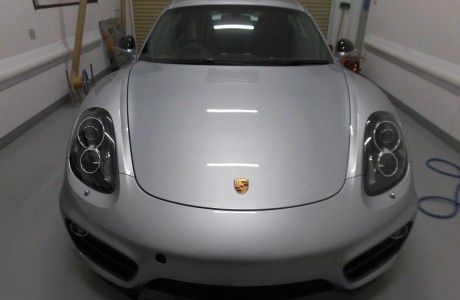 ポルシェ 981 ケイマン X-PEL ペイントプロテクションフィルム施工！！