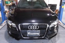 AUDI アウディ A4 B8 AVANT RSスタイルフロントグリル&プロミナ HID パワーアップシステム FLYシリーズ装着！！