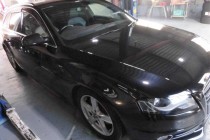 アウディ AUDI A4 B8 AVANT S4リアディフューザー&マフラー交換&MY12 後期LEDテールレンズ&LEDウィンカーバルブ取り付け♪
