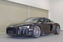 AUDI アウディ NEW R8 V10 4S アウディ R8 4S本国純正ブラックメッシュフロントグリル&ＫＷ コイルオーバースプリングキット装着！！