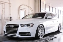 AUDI アウディ A4 B8.5 AVANT INGO NOAK TUNINGフロントリップスポイラー&S4フロントグリル&S4サイドエアグリル&プロミナFLYシリーズ取り付け