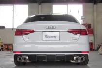AUDI アウディ A4 B9 S-LINE ARMYTRIX(アーミートリックス）バルブ付きマフラー＆バランスイット カーボンリアディフューザー装着！！
