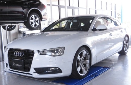 AUDI アウディ A5 B8.5 スポーツバック H＆Ｒ製スタビライザー＆EURO CODE (ユーロコード）エンドリンク取り付け！！