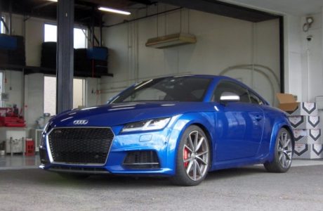 AUDI アウディ TTS 8S/FV クーペ ＲＳスタイルフロントグリル＆Ｈ＆Ｒスポーツスプリングキット＆SRP＆APR エンジンパーツ＆FORGEディバーターバルブ＆Ｋ＆Ｎエアークリーナー取り付け！！