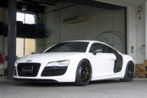 AUDI アウディ R8 V10 クーペ KW HLS4 コンプリートキット＆カプリスト エギゾーストバルブ付きマフラー＆メガライフバッテリー取り付け