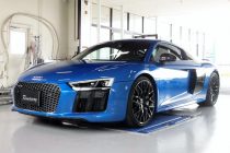 アウディ AUDI R8 4S V10 クーペ カプリスト Capristo エギゾーストバルブ付きマフラー取り付け＆XPEL ペイントプロテクションフィルム施工！！