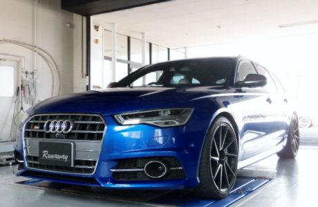 AUDI アウディ S6 C7.5 AVANT ミルテックスポーツ 製 キャタバックマフラー取り付け！！
