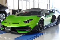 ランボルギーニ  アヴェンタドール Lamborghini Aventador SVJカプリスト エギゾーストバルブ付きマフラー取り付け！！
