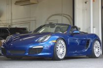 PORSCHE ポルシェ 981 ボクスター フロントバンパースムージング＆ナンバーレス加工＆フロントサイドグリルメッシュ加工＆純正USマーカー＆BCレーシング コイルオーバーキット（車高調キット）取り付け＆XPEL ペイントプロテクションフィルム施工！！