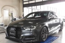 AUDI アウディ S3 8V セダン レーシングライン コールドエアインテークキット＆ターボインレットホース＆ターボインレットパイプ＆ターボマフラーデリート取り付け！