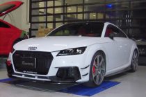 AUDI アウディ TTRS 8S/FV クーペ AUTO MOTIVE PASSION製カナード＆OSIR製カーボンフロントスポイラー取り付け！！