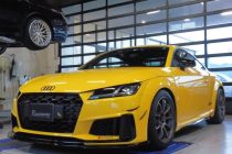 AUDI アウディ TTS 8S/FV クーペ REMUS レムス マフラー＆034モータースポーツ レゾネーターデリート取り付け！