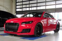 AUDI アウディ TT 8S クーペ TT/TTS 8S(FV)RSスタイルフロントグリル＆純正フロントスポイラー取り付け＆ヘッドライト・テールレンズ スモークプロテクションフィルム施工！！