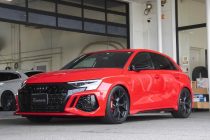 AUDI アウディ RS3 8Y/GY スポーツバック MSS アジャスタブルスプリングキット取り付け！！