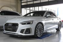 AUDI アウディ A5 B9.5 後期（フェイスリフト）S-LINE スポーツバック add performance製 カーボンフロントリップスポイラー取り付け！！