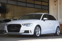AUDI アウディA3  8V 後期 スポーツバック KW Ver1 車高調キット＆INGO NOAK TUNING フロントスポイラー取り付け！！