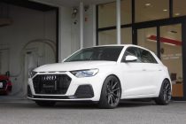 アウディ AUDI A1 GB スポーツバック VOSSEN HF-3 19インチ ＆アイバッハ ダウンサス＆NEW PPT スロコン＆低ダストブレーキパッド取り付け！！