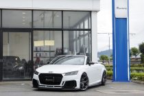 AUDI アウディ TTRS 8S ロードスター AUTO MOTIVE PASSION(AP)製 ドライカーボンサイドダクトトリム取り付け！！