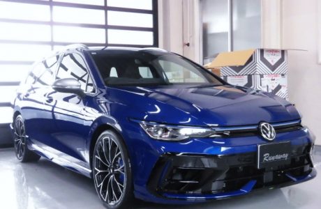 VW フォルクスワーゲン GOLF8.5-R ゴルフ.5-R VARIANT ヴァリアント XPELヘッドライト＆VWエンブレムプロテクションフィルム施工！！