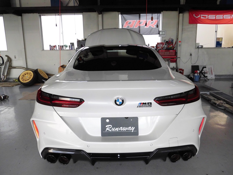 BMW F92 M8 Competition クーペ FIエキゾースト製 ダウンパイプ＆RW