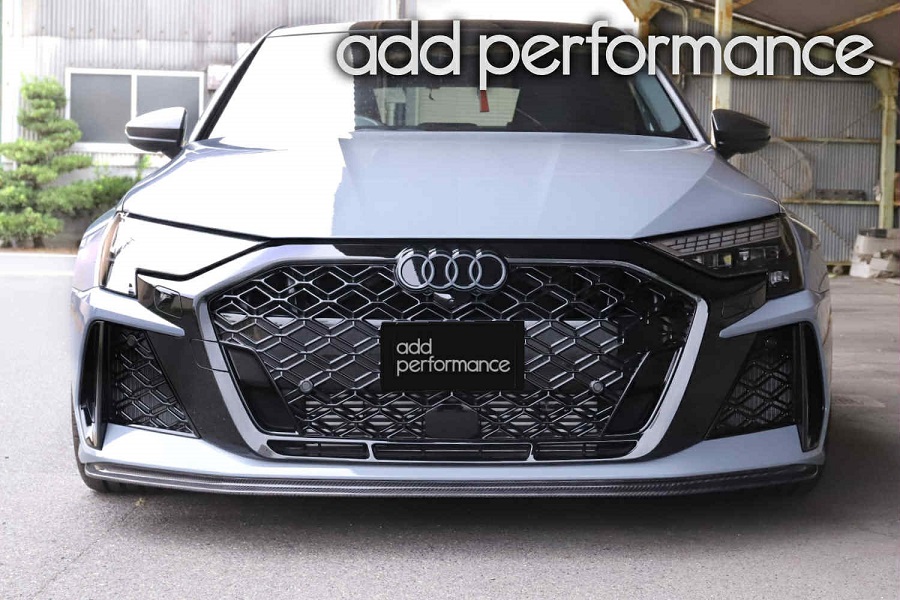 add performance AUDI RS3 8Y フェイスリフト 後期用フロントリップ