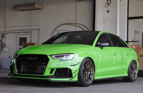 AUDI アウディ RS3 8V 後期 セダン APEX wheels Forged Sprint line SM-10RS 18インチ ホイール＆デフィ ターボメーター取り付け！！