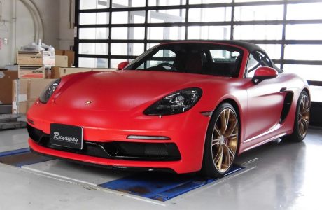 PORSCHE ポルシェ 718ボクスターGTS 4,0 RSTカーボンステアリング取り付け！！
