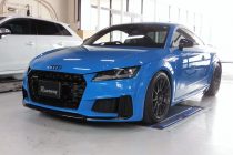 AUDI アウディ TT 8S 45TFSI 後期クーペ Runawayオリジナルレーシングテールパイプ付きREMUSマフラー＆ハルデックスオイル交換！！