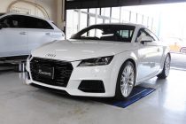 AUDI アウディ TT 8S 2.0T QUATTRO TTS純正マフラー＆TTS純正リアディフューザー＆純正ロゴカーテシランプ＆CPM取り付け！！